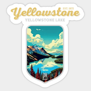 USA - NATIONAL PARK - YELLOWSTONE - Yellowstone Lake - 9 Sticker